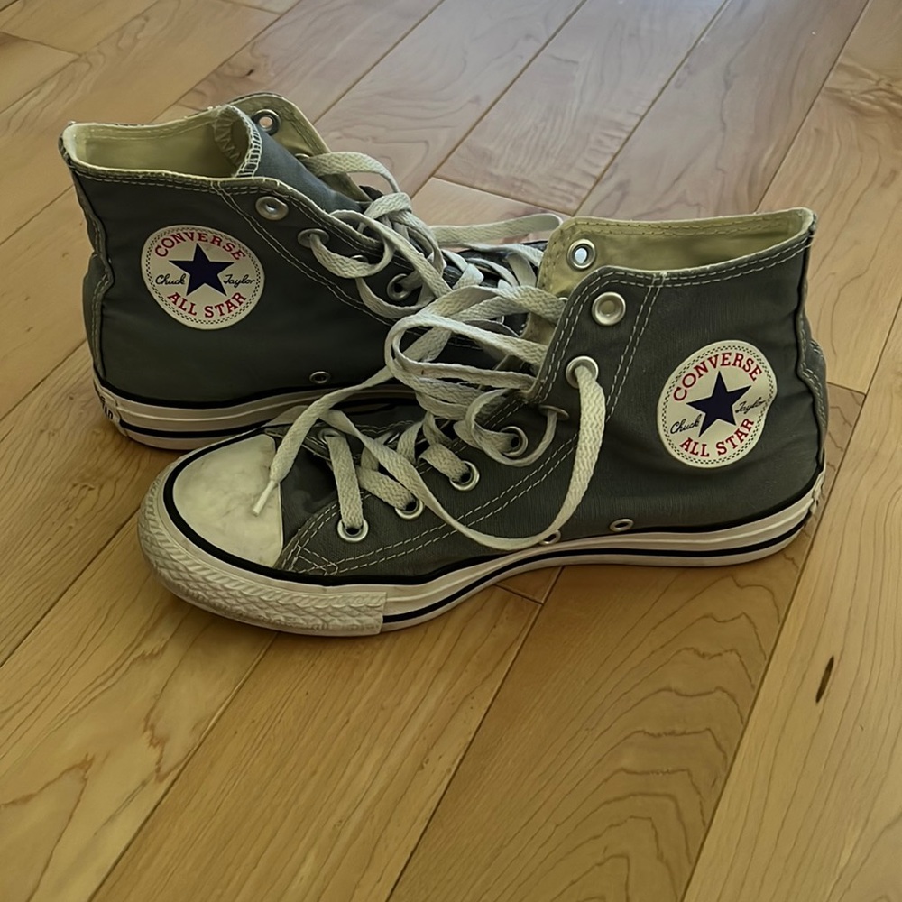 High Tops Gray Converse Size:7